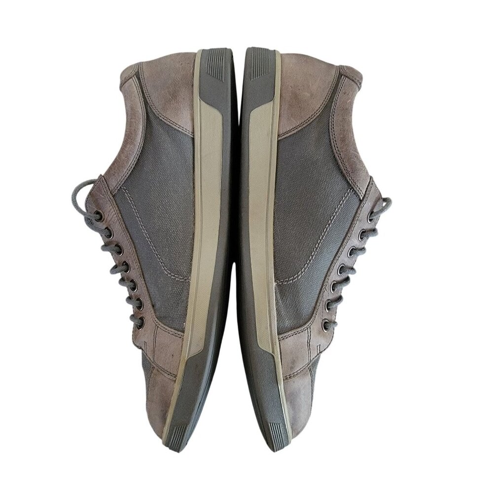 Cole Haan Vartan Sport Mens 10.5M Brown Leather & Canvas Casual Sneakers Durable - Picture 3 of 7